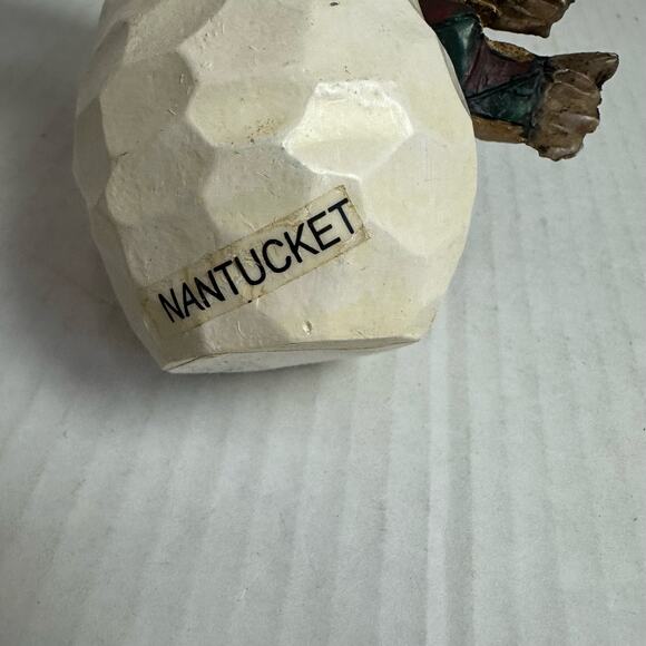 Vintage Christmas Decor Snowman Nantucket Decoration Statue Figure Figurine - Picture 7 of 8
